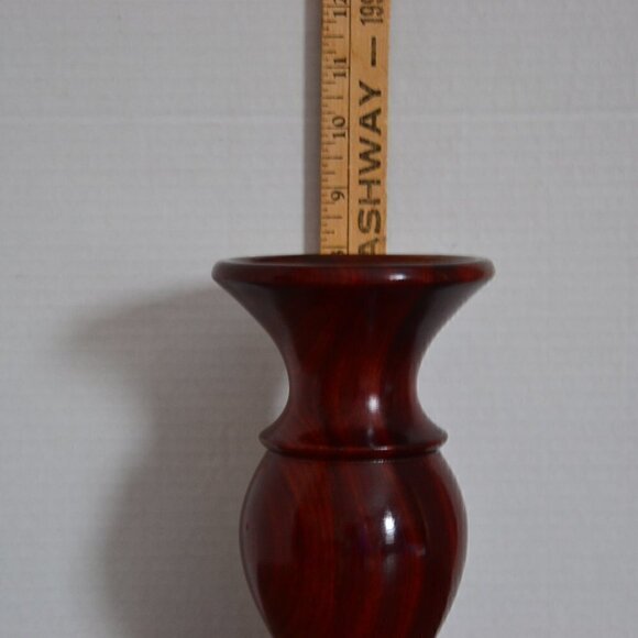Wood Turned Bud Vase - Picture 6 of 8